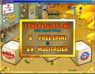 Jackpot Factory Bonus Slot Free Spins
