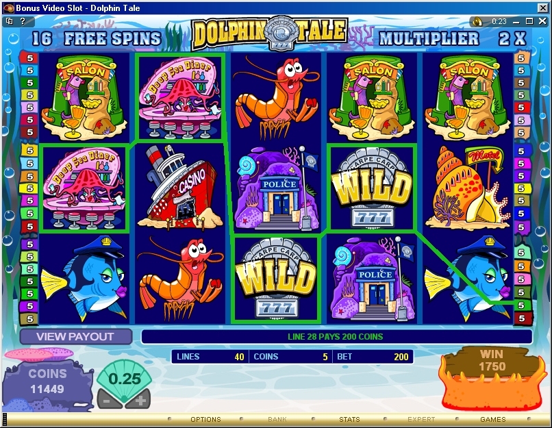 Dolphin Tale Slot Game Random Wild Symbol